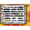 Eurographics 60251 History Of Trains 1000pc Jigsaw Puzzle