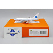 JC Wings EW474S002 1/400 Pan Am B747SP N533PA Clipper New Horizons with Commemorative Flight 50 Logo