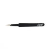 Excel 30421 Straight Point Tweezers Black