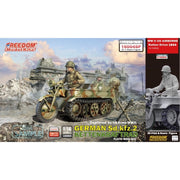 Freedom Models 16004SP 1/16 German Sd.Kfz.2 Kettenkraftrad Captured by US Army WWII and 3D Printed Figures of US Airborne Crew