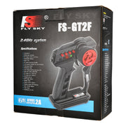 FlySky GT2F 2.4GHz 2-Channel Waterproof Wheel Transmitter (with Receiver)