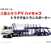 Fujimi 1/24 Mitsubishi Fuso FV High-Cab Tractor & Transporter 24TR-1 01201