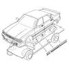 Fujimi 1/24 7th Skyline 4door H.T GTS High Society Car Version HC-14 Plastic Model Kit