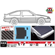 Fujimi 1/24 Toyoya AE86 Trueno w/Carbon Hood Decal Tohge-3 EX-1 Plastic Model Kit
