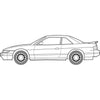 Fujimi 1/24 Nissan Silvia Q`s S13 Tohge-6 Plastic Model Kit