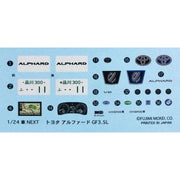 Fujimi 1/24 Alphard GF3.5L C-NX-6 06606