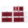 Fujimi 1/24 20ft Container (Maroon) Model Kit