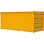 Fujimi 1/24 20ft Container (Yellow) Model Kit