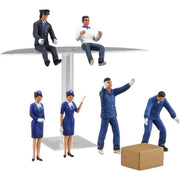 Fujimi 1/32 Bus Guide & Bus Driver / Track Driver & Worker Figure GT-34 11651 4968728116518