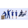 Fujimi 1/32 Bus Guide & Bus Driver / Track Driver & Worker Figure GT-34 11651 4968728116518