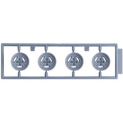 Fujimi 1/24 ADVAN A3A 15inch Wheel-102 Wheels for Plastic Models