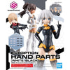 Bandai 5063359 Option Hand Parts White/Black 30MS