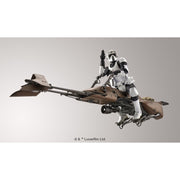 Bandai 5063828 1/12 Star Wars Scout Trooper And Speeder Bike