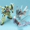 Bandai 5066153 Zaku Warrior with Blaze Wizard and Gunner Wizard