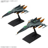 Bandai 5068333 Mecha Collection DX Type-1 Space Combat Attack Aircraft Cosmo Tiger II (Single-Seat/Gun Turret Model) (Set of 2) Space Battleship Yamato
