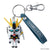 Bandai 5068380 3D Rubber Mascot Keychain v-Gunpla-Kun