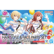 Bandai 5072524 Option Hair Style & Face Parts Set (Juri Saijo/Natsuha Arisugawa) 30MS