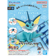 Bandai 5073589 Quick 27 Vaporeon Pokemon Model Kit