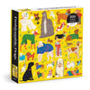 Galison Fashionable Dogs 500pc Jigsaw Puzzle
