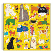 Galison Fashionable Dogs 500pc Jigsaw Puzzle