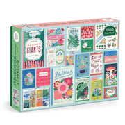 Galison Ever Upward Botanist Bookshelf 1000pc Jigsaw Puzzle