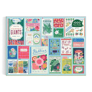 Galison Ever Upward Botanist Bookshelf 1000pc Jigsaw Puzzle