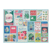Galison Ever Upward Botanist Bookshelf 1000pc Jigsaw Puzzle