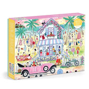 Galison Michael Storrings Roaring 20s Beach House 1000pc Jigsaw Puzzle