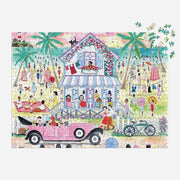 Galison Michael Storrings Roaring 20s Beach House 1000pc Jigsaw Puzzle