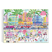 Galison Michael Storrings South Beach Miami 1000pc Jigsaw Puzzle