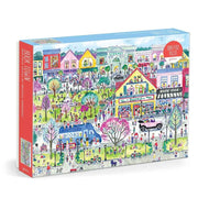 Galison Michael Storrings Book Town 1000pc Jigsaw Puzzle