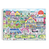 Galison Michael Storrings Book Town 1000pc Jigsaw Puzzle