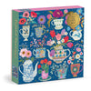 Galison Victoria Ball Potted Teacups Foil 500pc Jigsaw Puzzle 9780735388154