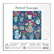 Galison Victoria Ball Potted Teacups Foil 500pc Jigsaw Puzzle 9780735388154