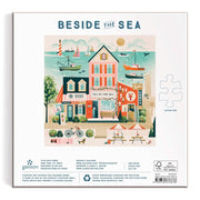 Galison Beside The Sea Square 500pc Jigsaw Puzzle