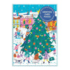 Galison Merry & Bright Greeting Card 60pc Jigsaw Puzzle