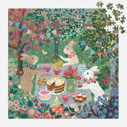 Galison Spring Tea Party Foil 500pc Jigsaw Puzzle