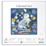 Galison Celestial Owl Foil Square 500pc Jigsaw Puzzle