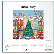 Galison Tinsel City Foil Square 500pc Jigsaw Puzzle
