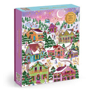Galison Joy Laforme Snowcap Village 1000pc Jigsaw Puzzle