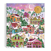 Galison Joy Laforme Snowcap Village 1000pc Jigsaw Puzzle
