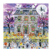 Galison Michael Storrings Haunted House Glow 500pc Jigsaw Puzzle
