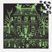 Galison Michael Storrings Haunted House Glow 500pc Jigsaw Puzzle