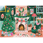 Galison Cozy By The Fireplace 1000pc Jigsaw Puzzle