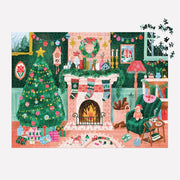 Galison Cozy By The Fireplace 1000pc Jigsaw Puzzle
