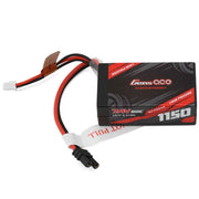 Gens Ace 2S 1150mAh 7.4V Hardcase/Hardwired Lipo Battery (IEC2)