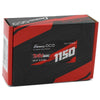 Gens Ace 2S 1150mAh 7.4V Hardcase/Hardwired Lipo Battery (IEC2)