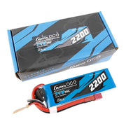 Gens Ace G-Tech 2S 2200mAh 45C 7.4V Soft Pack Lipo Battery (Deans)