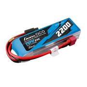 Gens Ace G-Tech 3S 2200mAh 25C 11.1V Soft Pack Lipo Battery (Deans)