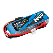 Gens Ace G-Tech 3S 2200mAh 45C 11.1V Soft Pack Lipo Battery (Deans)